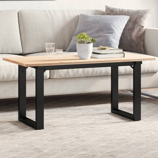 Pieds de table basse O-frame 90x30x43 cm en acier