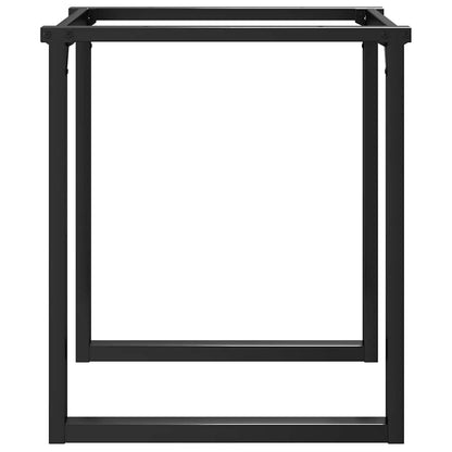 Esstisch-Gestell in O-Form 60x60x73 cm Stahl