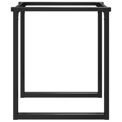 Esstisch-Gestell in O-Form 70x70x73 cm Stahl