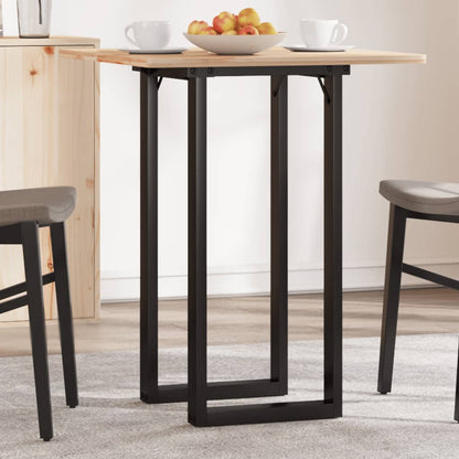 Esstisch-Gestell in O-Form 80x40x73 cm Stahl