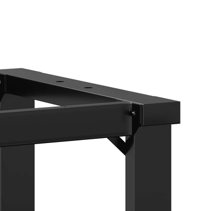 Esstisch-Gestell in O-Form 80x40x73 cm Stahl