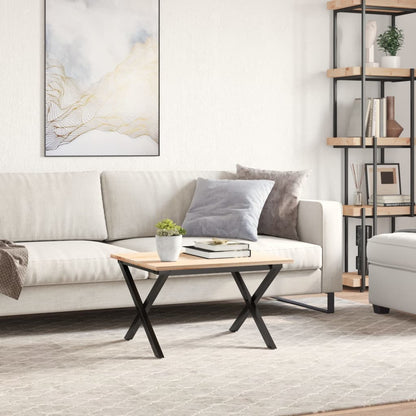 Couchtisch-Gestell in X-Form 60x40x38 cm Stahl