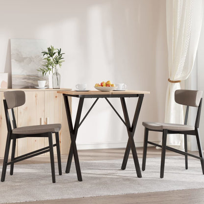 Esstisch-Gestell in X-Form 60x50x73 cm Stahl