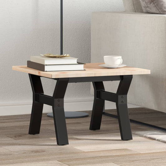 Couchtisch-Gestell in Y-Form 40x40x33 cm Stahl
