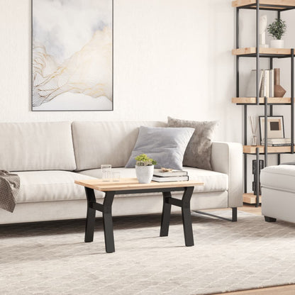 Couchtisch-Gestell in Y-Form 60x40x38 cm Stahl