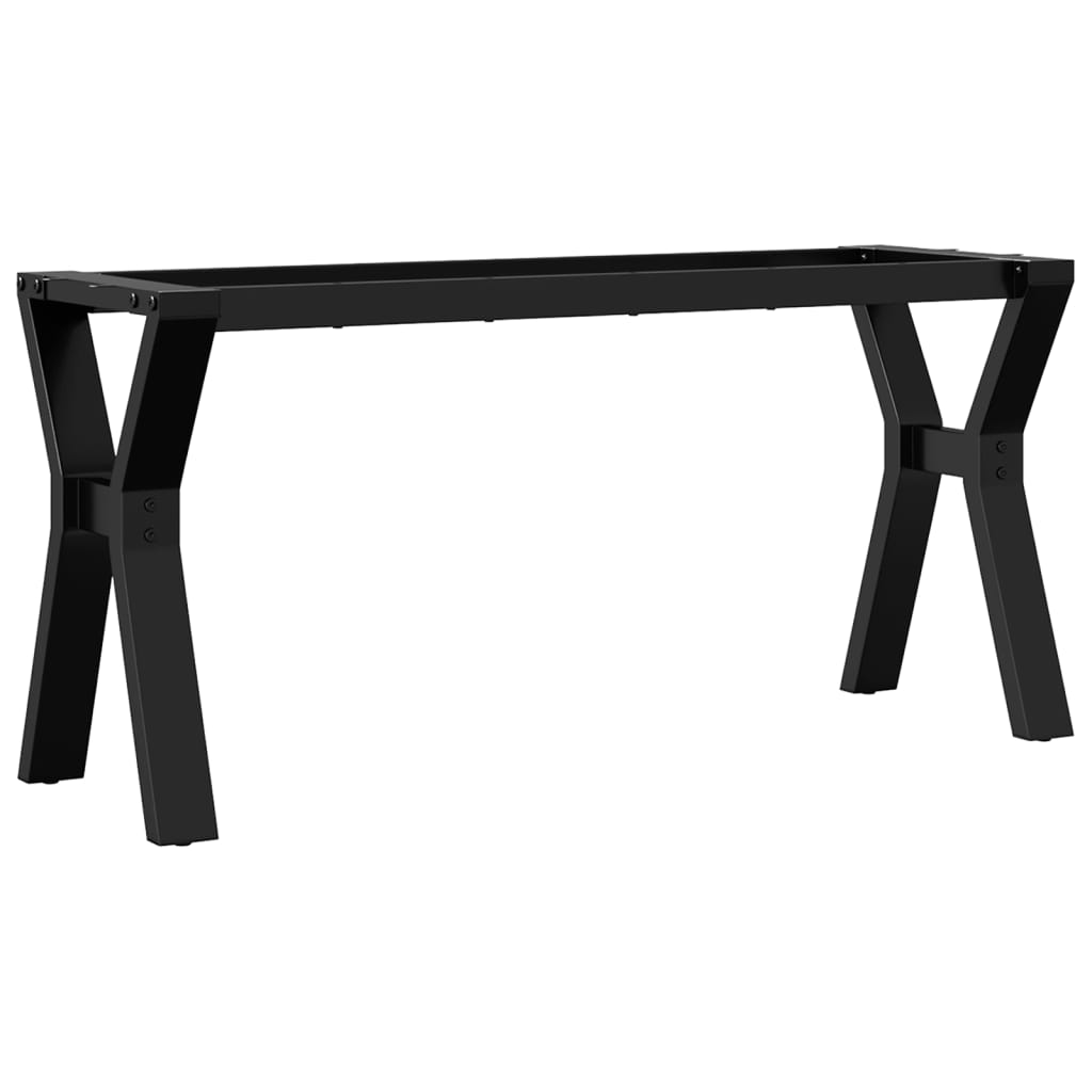 Table basse en Y avec structure en acier 90x30x43 cm