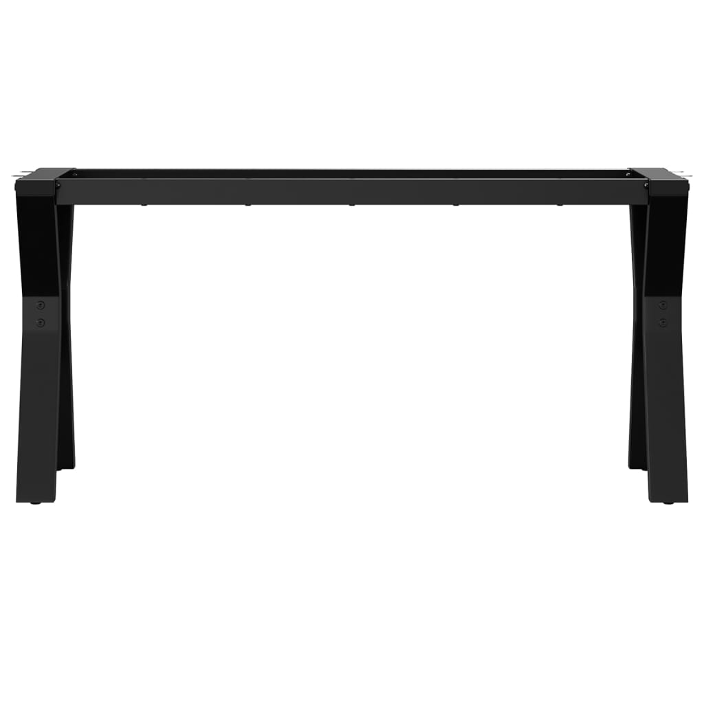 Table basse en Y avec structure en acier 90x30x43 cm