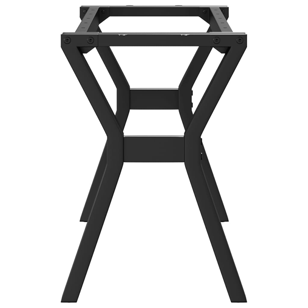 Table basse en Y avec structure en acier 90x30x43 cm