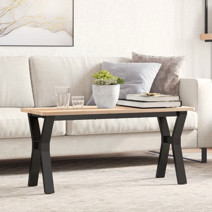 Couchtisch-Gestell in Y-Form 90x30x43 cm Stahl
