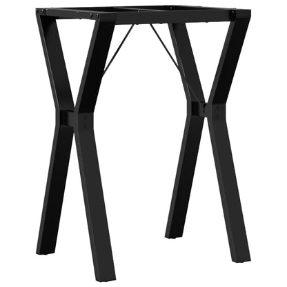 Esstisch-Gestell in Y-Form 50x40x73 cm Stahl