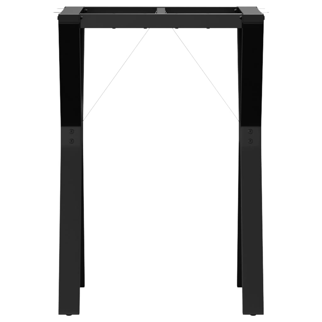 Table à manger en Y avec structure en acier 50x40x73 cm