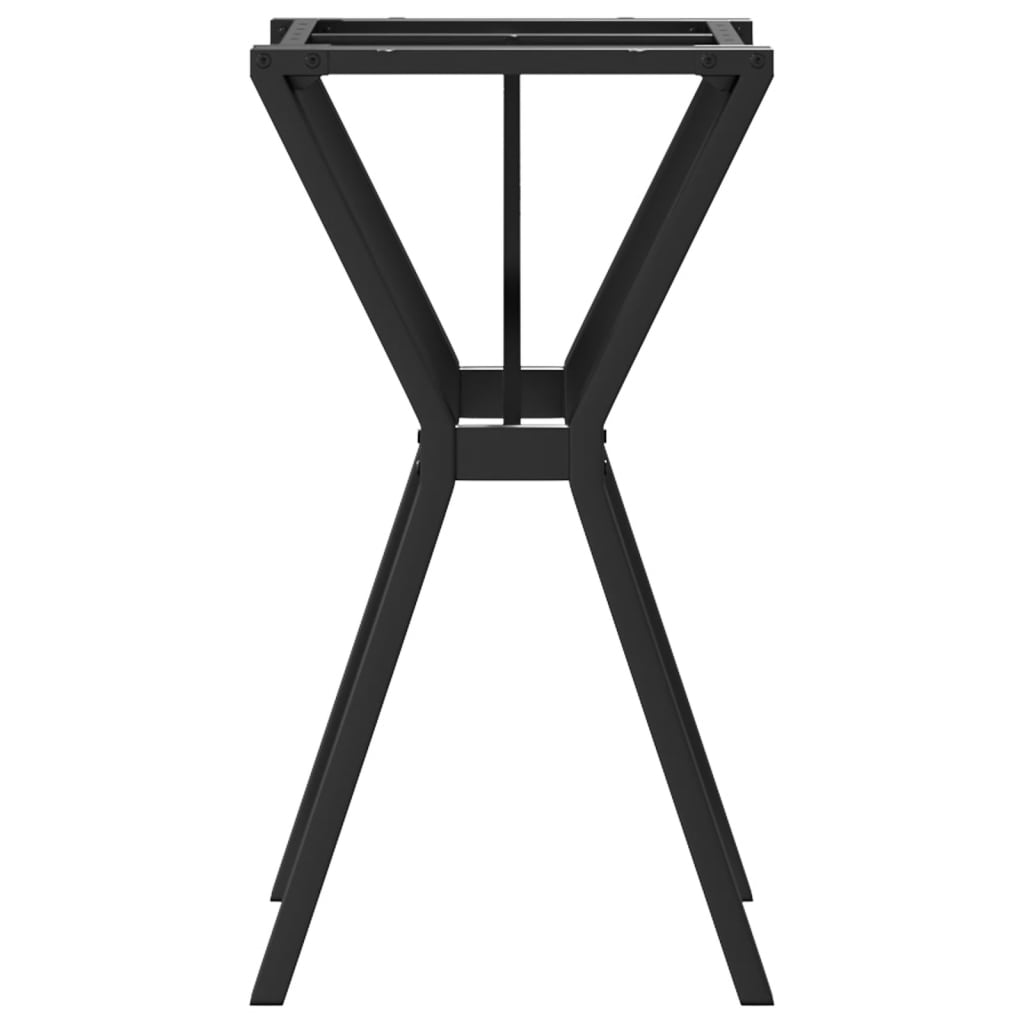 Table à manger en Y avec structure en acier 50x40x73 cm