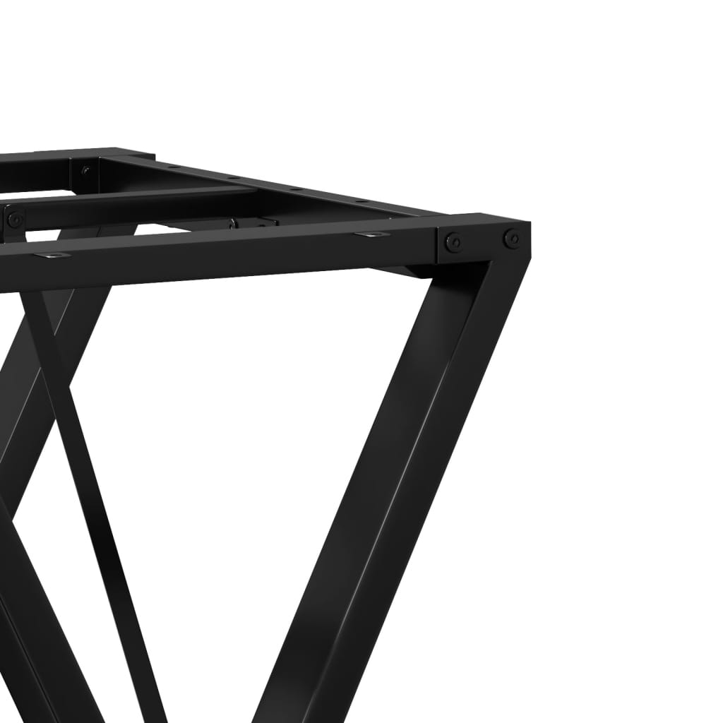 Table à manger en Y avec structure en acier 50x40x73 cm