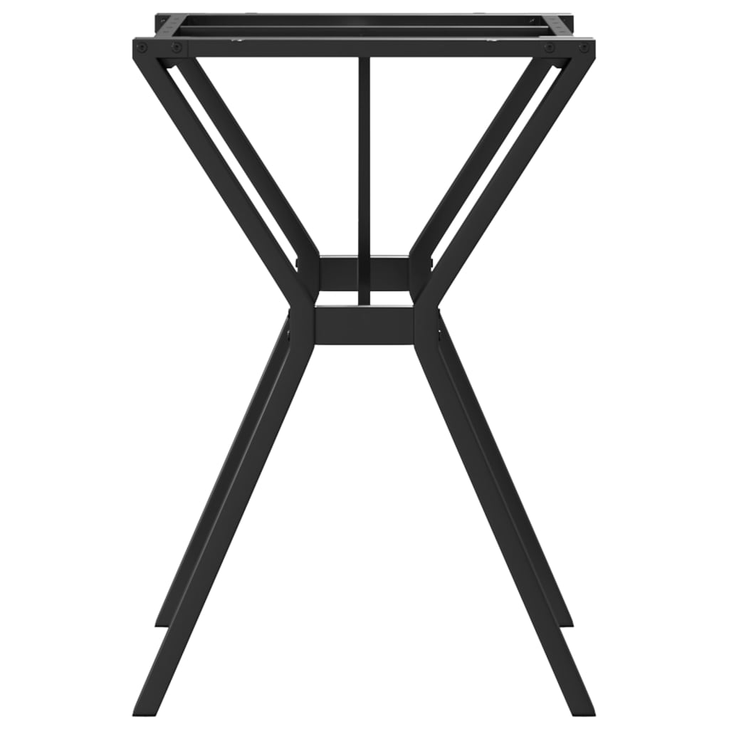 Table à manger en Y avec structure en acier 60x50x73 cm