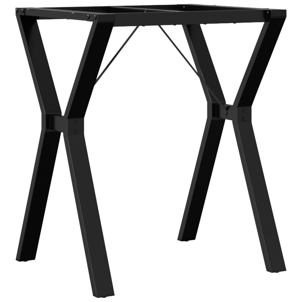 Table à manger en Y avec structure en acier 60x50x73 cm