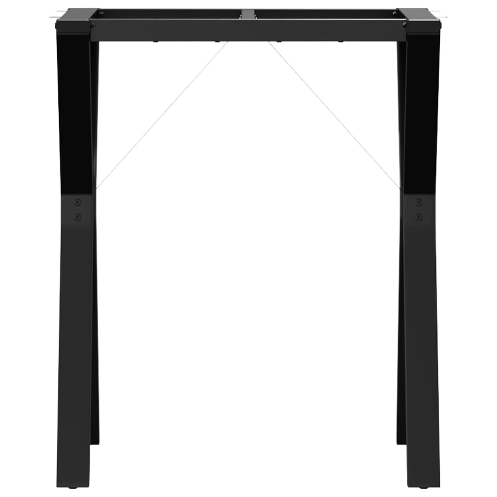 Table à manger en Y avec structure en acier 60x40x73 cm