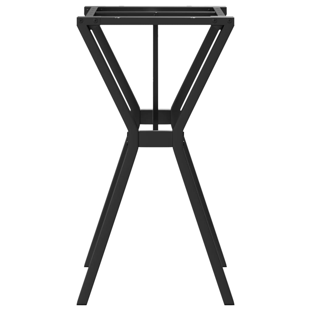 Table à manger en Y avec structure en acier 60x40x73 cm