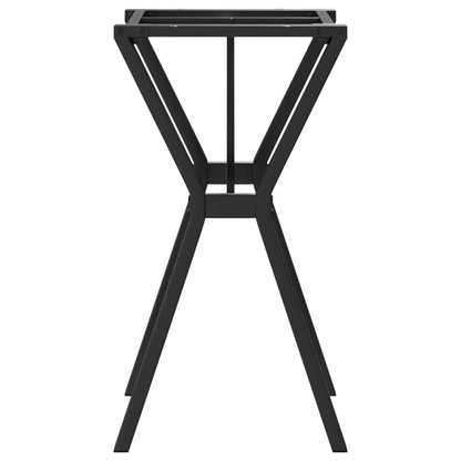 Esstisch-Gestell in Y-Form 60x40x73 cm Stahl