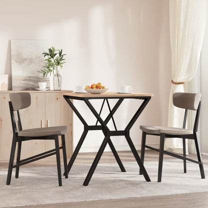 Esstisch-Gestell in Y-Form 60x60x73 cm Stahl