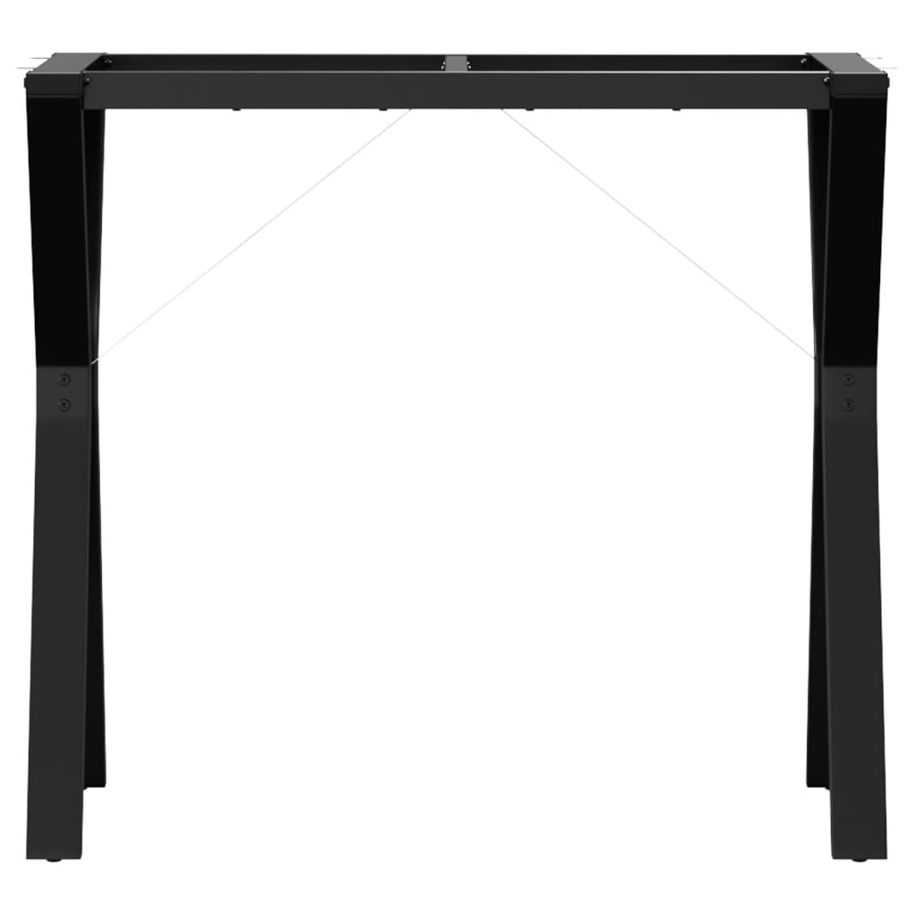 Table à manger en Y avec structure en acier 80x40x73 cm