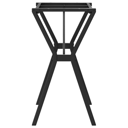Esstisch-Gestell in Y-Form 80x40x73 cm Stahl