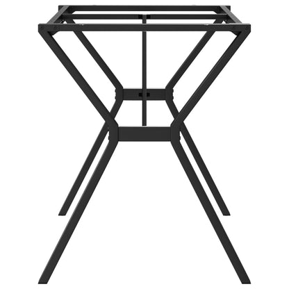 Esstisch-Gestell in Y-Form 120x60x73 cm Stahl