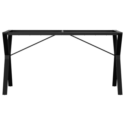 Esstisch-Gestell in Y-Form 140x60x73 cm Stahl