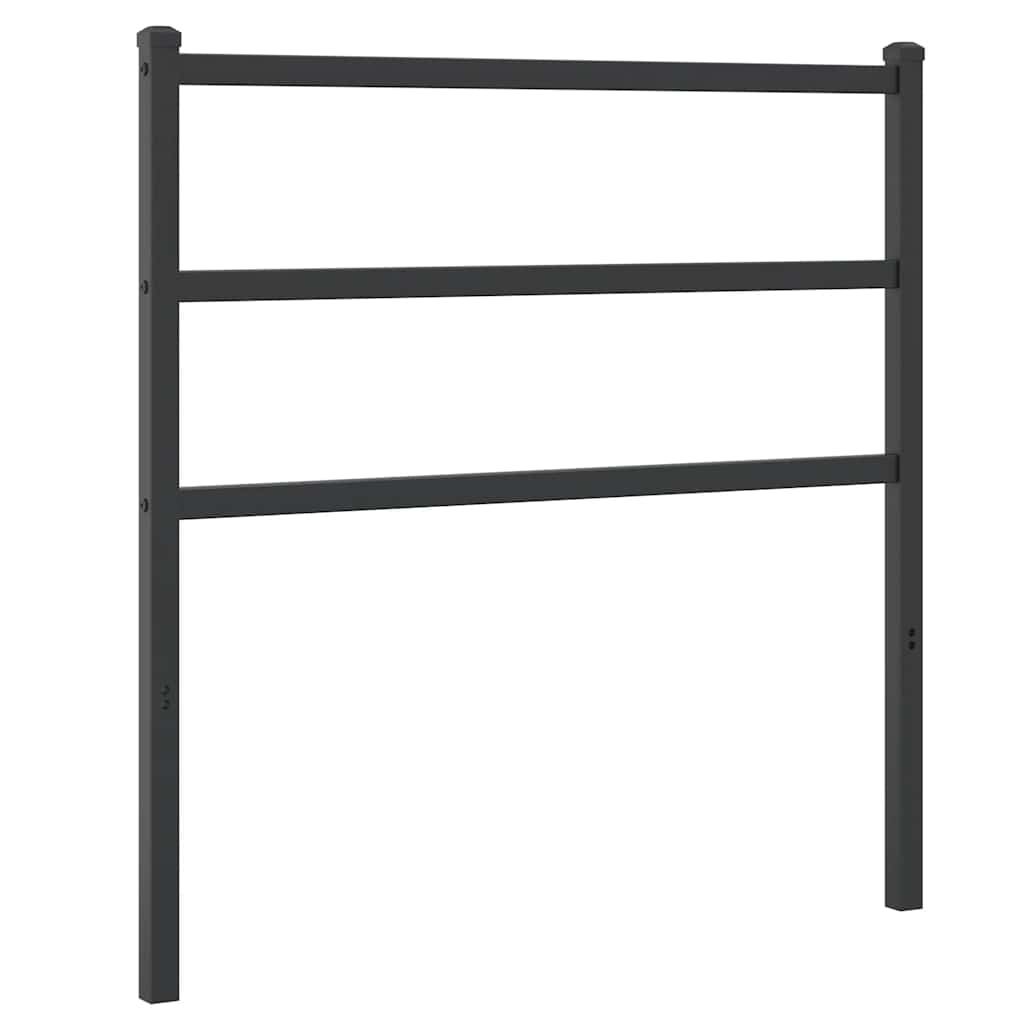 Ersatz-Kopfteil Metall Schwarz 90 cm