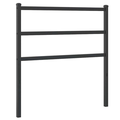 Ersatz-Kopfteil Metall Schwarz 90 cm