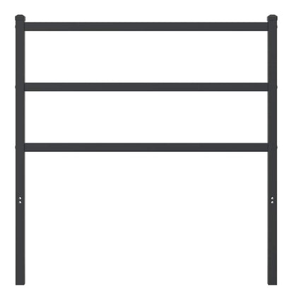 Ersatz-Kopfteil Metall Schwarz 90 cm