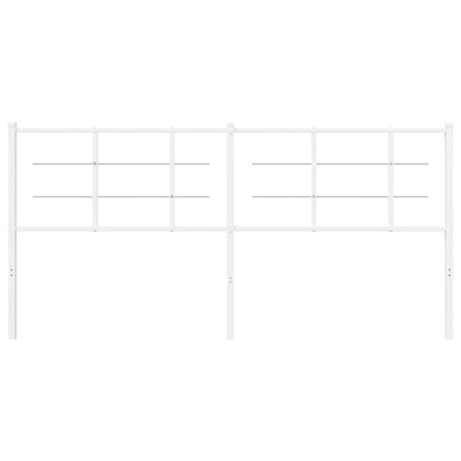 Ersatz-Kopfteil Metall Weiß 180 cm