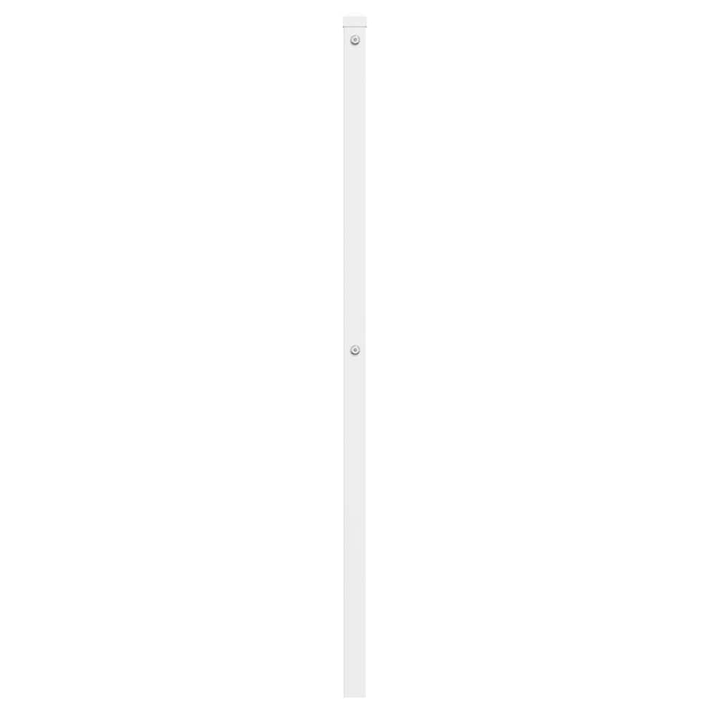 Ersatz-Kopfteil Metall Weiß 180 cm