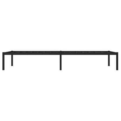 Bettgestell Metall Schwarz 90x190 cm