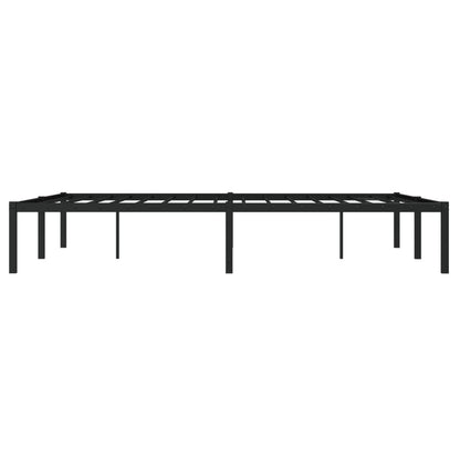 Bettgestell Metall Schwarz 135x190 cm