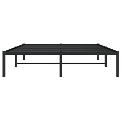 Bettgestell Metall Schwarz 140x200 cm