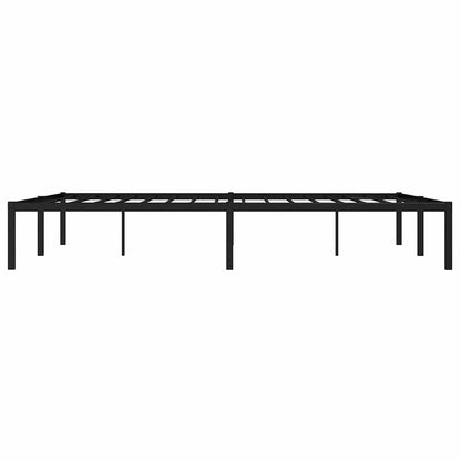 Bettgestell Metall Schwarz 160x200 cm