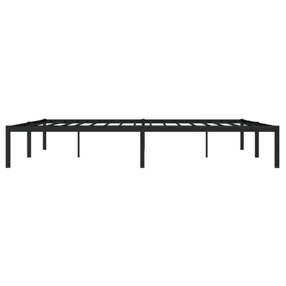 Bettgestell Metall Schwarz 183x213 cm
