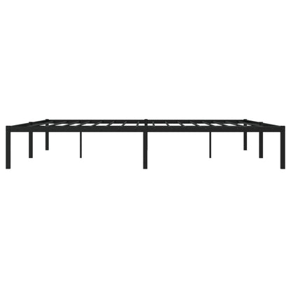 Bettgestell Metall Schwarz 200x200 cm
