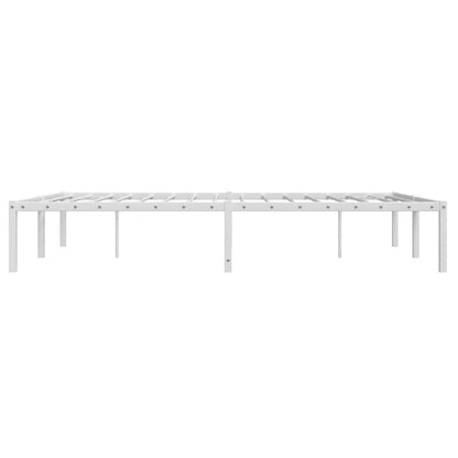Bettgestell Metall Weiß 140x200 cm