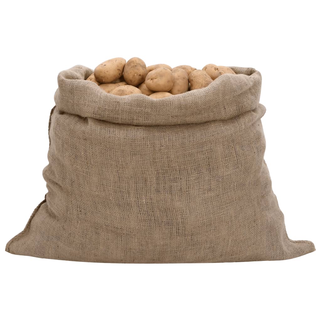 Jutesäcke 5 Stk. 100 x 110 cm 100 % Jute 220 g/m²