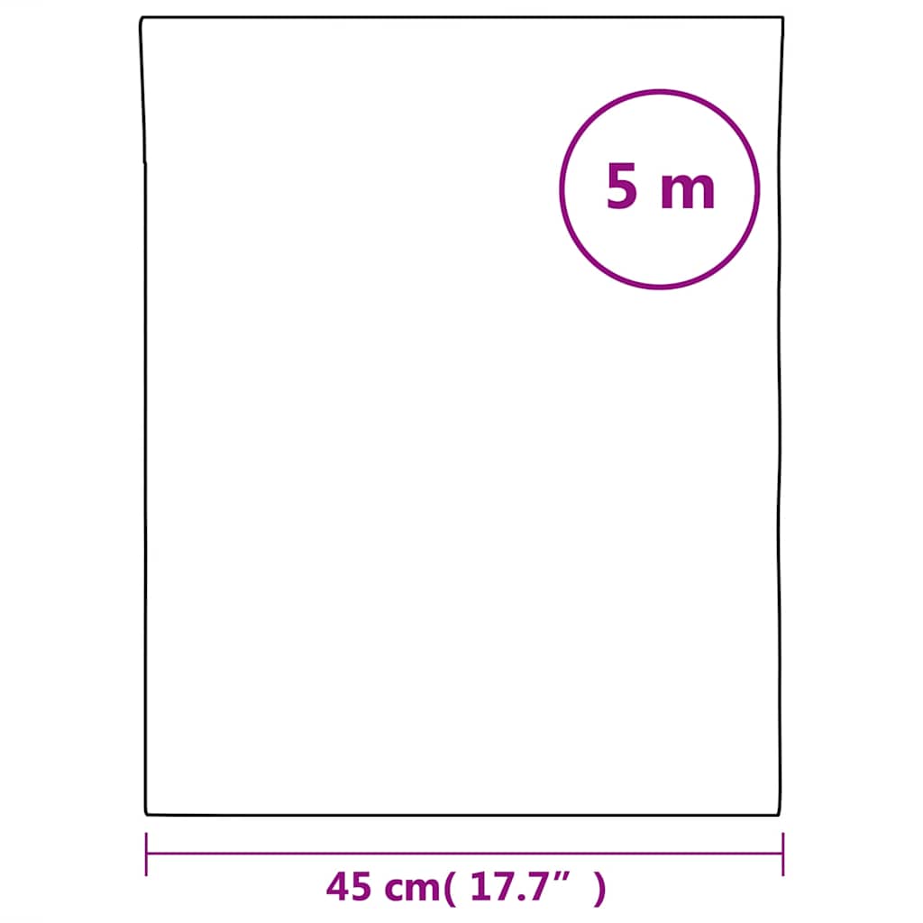 Fensterfolie Statisch Matt Weiß 45x500 cm PVC