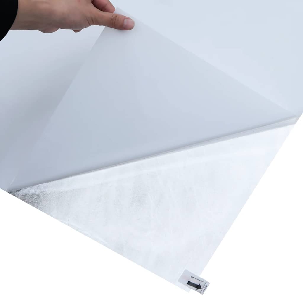 Fensterfolie Statisch Matt Weiß 60x1000 cm PVC