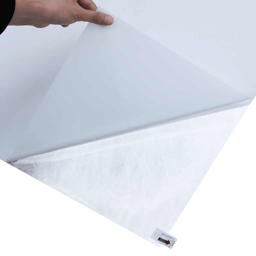 Fensterfolie Statisch Matt Weiß 60x2000 cm PVC