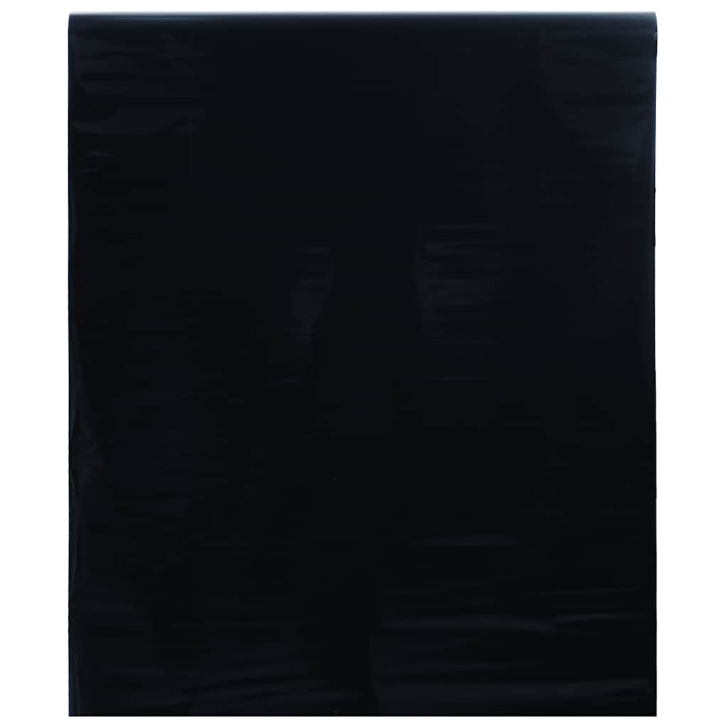 Fensterfolie Statisch Matt Schwarz 45x2000 cm PVC
