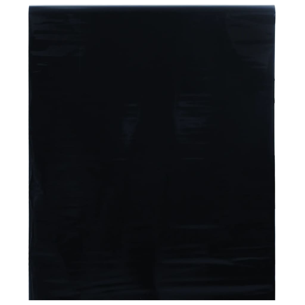 Fensterfolie Statisch Matt Schwarz 60x500 cm PVC