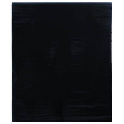 Fensterfolie Statisch Matt Schwarz 90x500 cm PVC