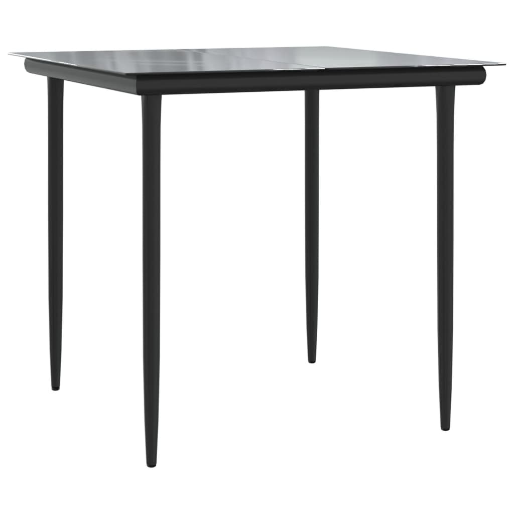 3-tlg. Garten-Essgruppe mit Kissen Beige Poly Rattan