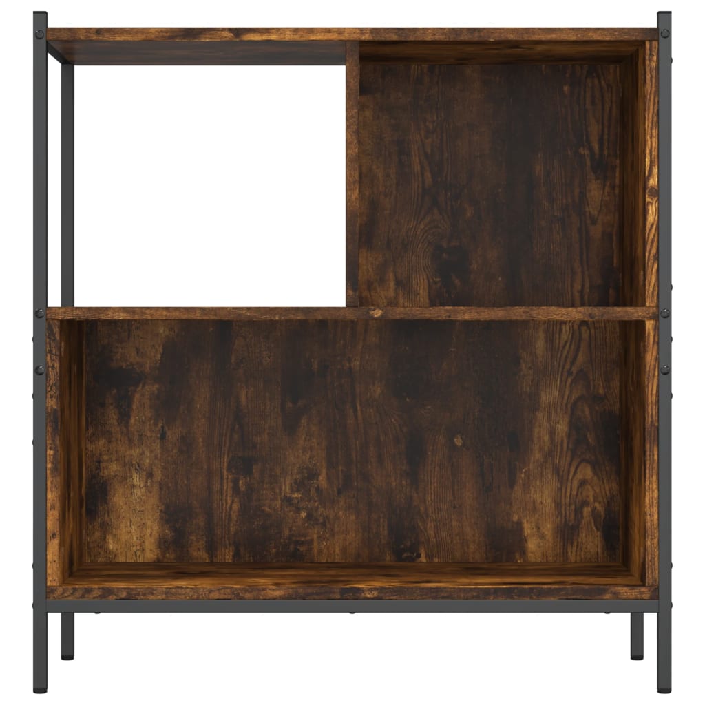 Bookshelf Smoked Oak 72x28x77.5 cm Wood Material