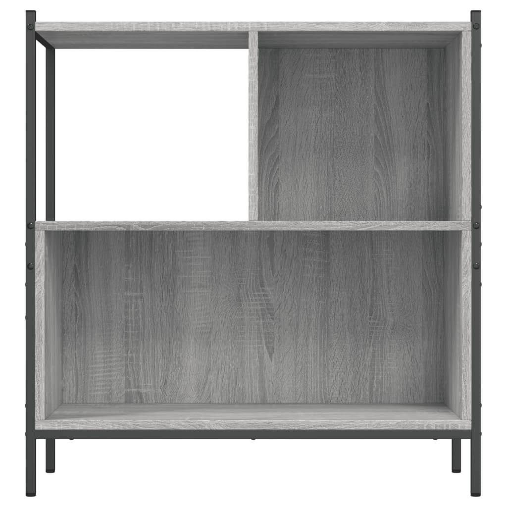 Bookshelf Gray Sonoma 72x28x77.5 cm Wood Material