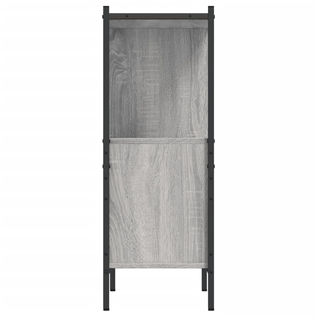 Bookshelf Gray Sonoma 72x28x77.5 cm Wood Material